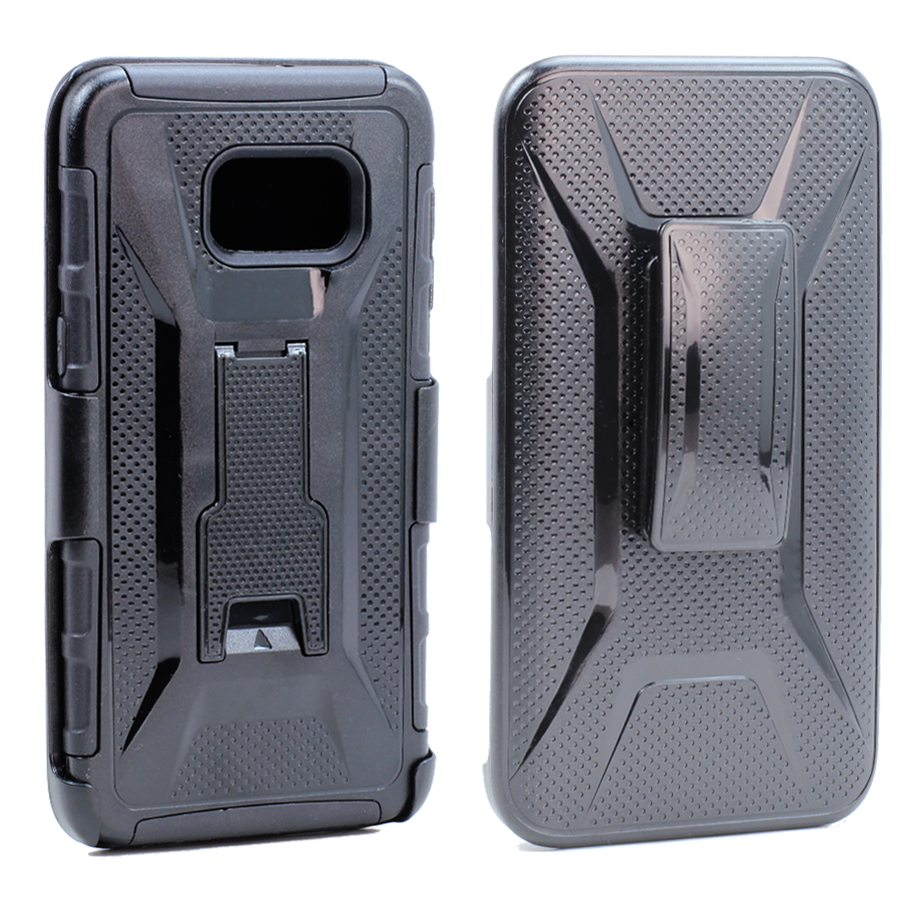 Samsung Galaxy S6 Edge Plus Holster Combo Belt Clip Case (Black)